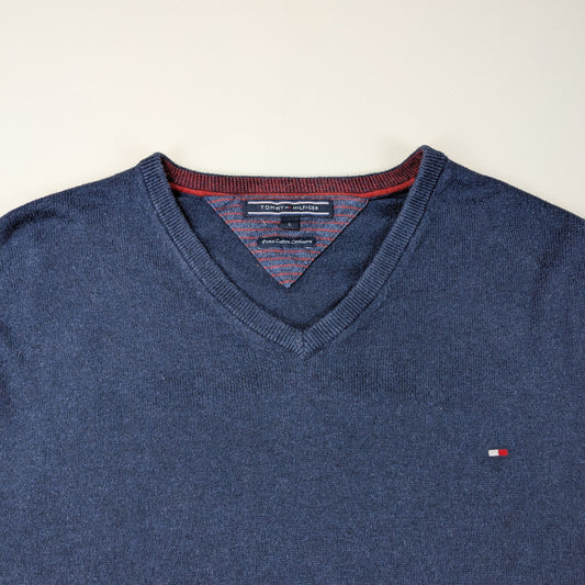 Maglione Tommy Hilfiger vintage cotone pima cashmere - L