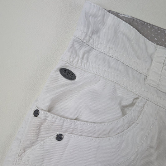 Bermuda EDC denim bianco con linguette laterali - 36/XS-S