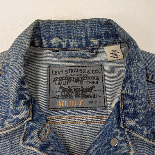 Giacca denim Levi’s Jacquard by Google trucker - XS/S