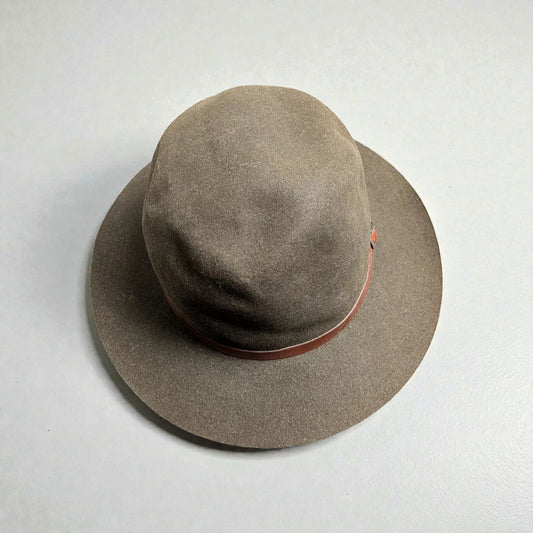 Cappello vintage Thomas Gardener in feltro di vera pelliccia di alta qualità