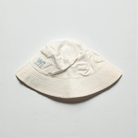 Cappello bucket vintage bianco panna - XL