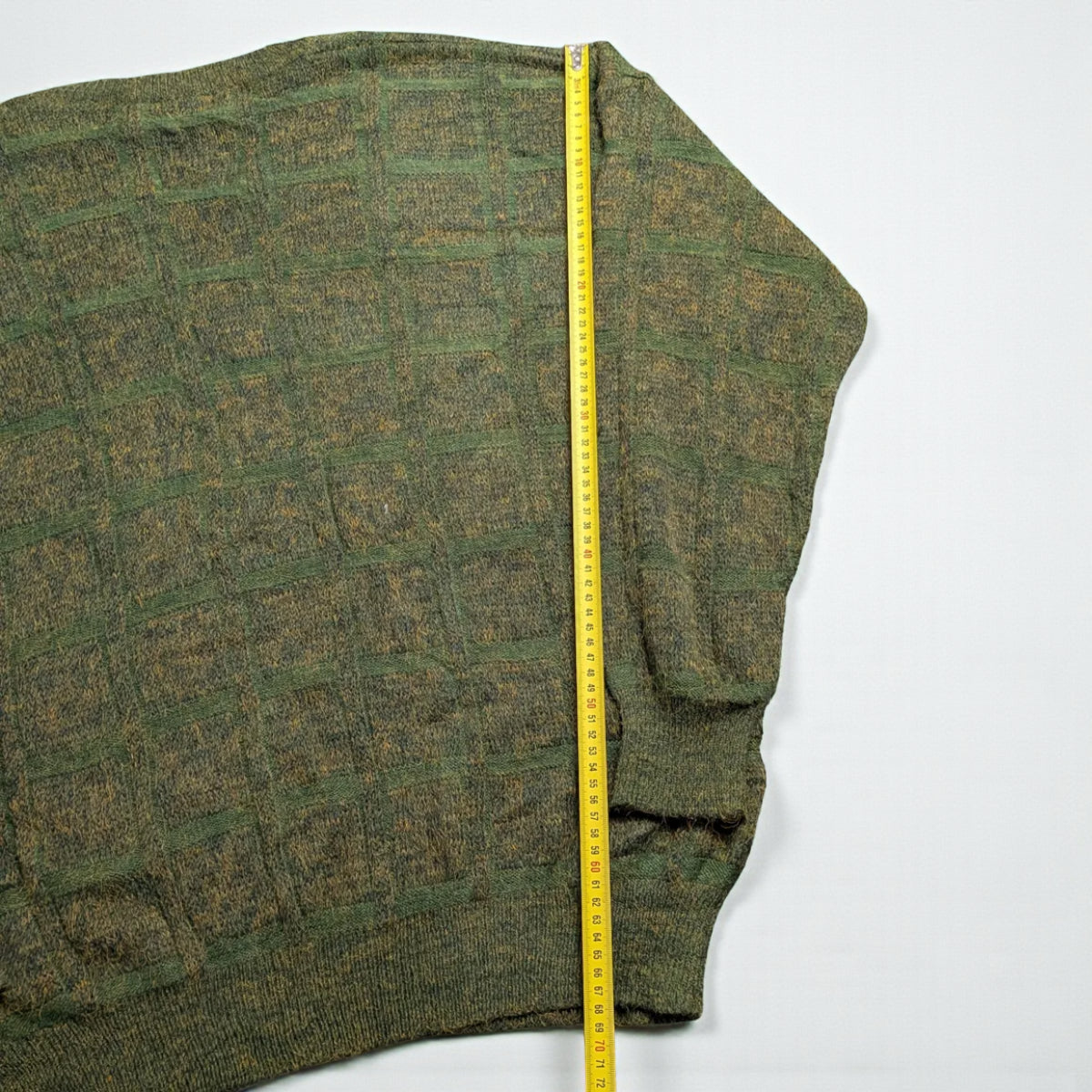 Maglione vintage con scollo a V in maglia - XL/2XL