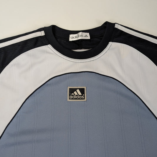 T-shirt tecnica Adidas vintage Y2K football training retro - M/L