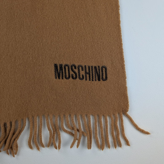 Sciarpa Moschino x Harrods made in Scontland in 100% lana