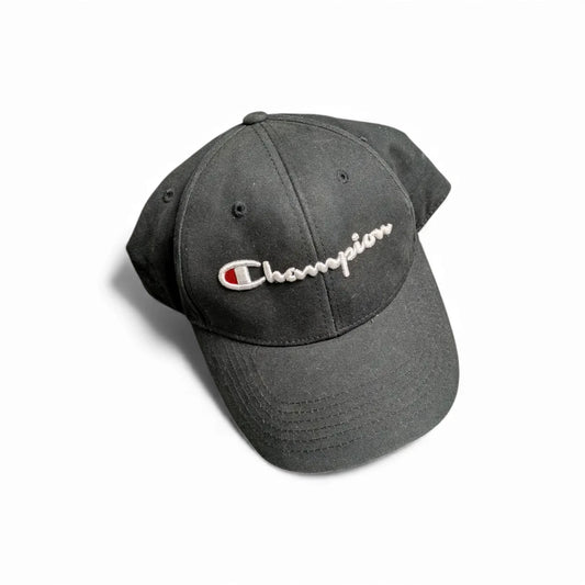 Cappellino Champion nero sportivo con cinturino