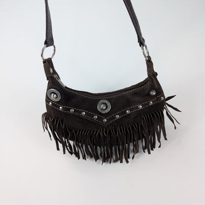 Borsa piccola boho-western retro Y2K vintage folk festival biker