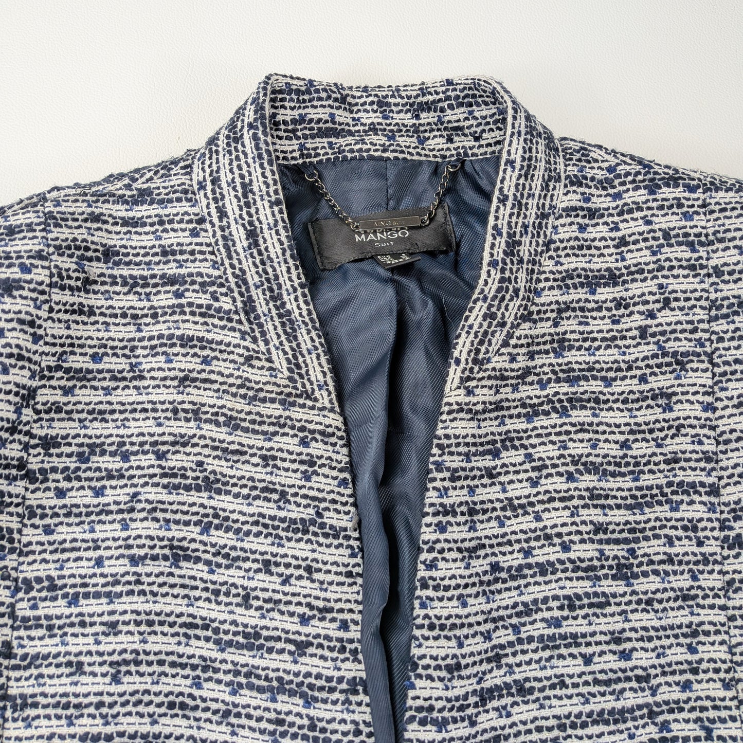 Blazer Mango stile giacca bouclé vintage chic - XS/S