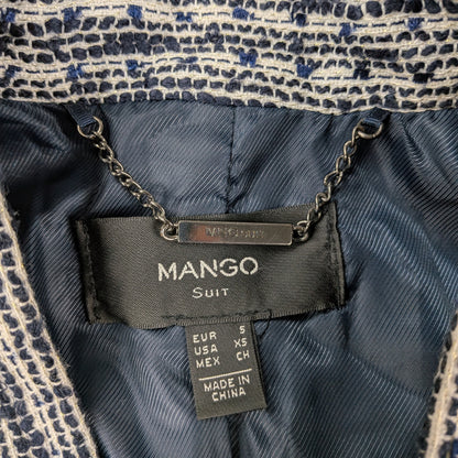 Blazer Mango stile giacca bouclé vintage chic - XS/S
