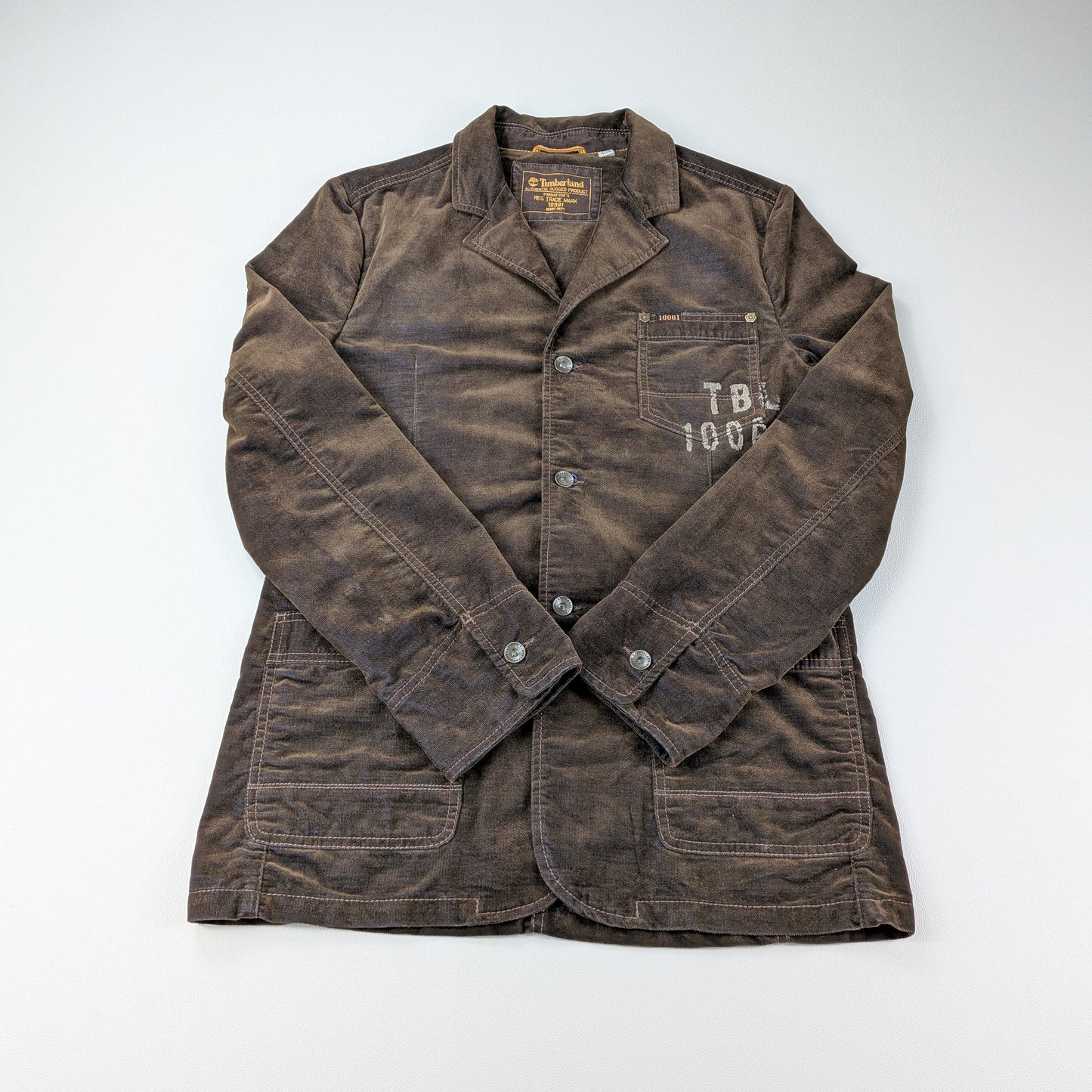 Giacca vintage Timberland rare denim rugged workwear - S/M