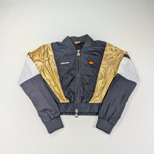 Giacca Ellesse vintage Y2K sporty-glam cropped - XS/S