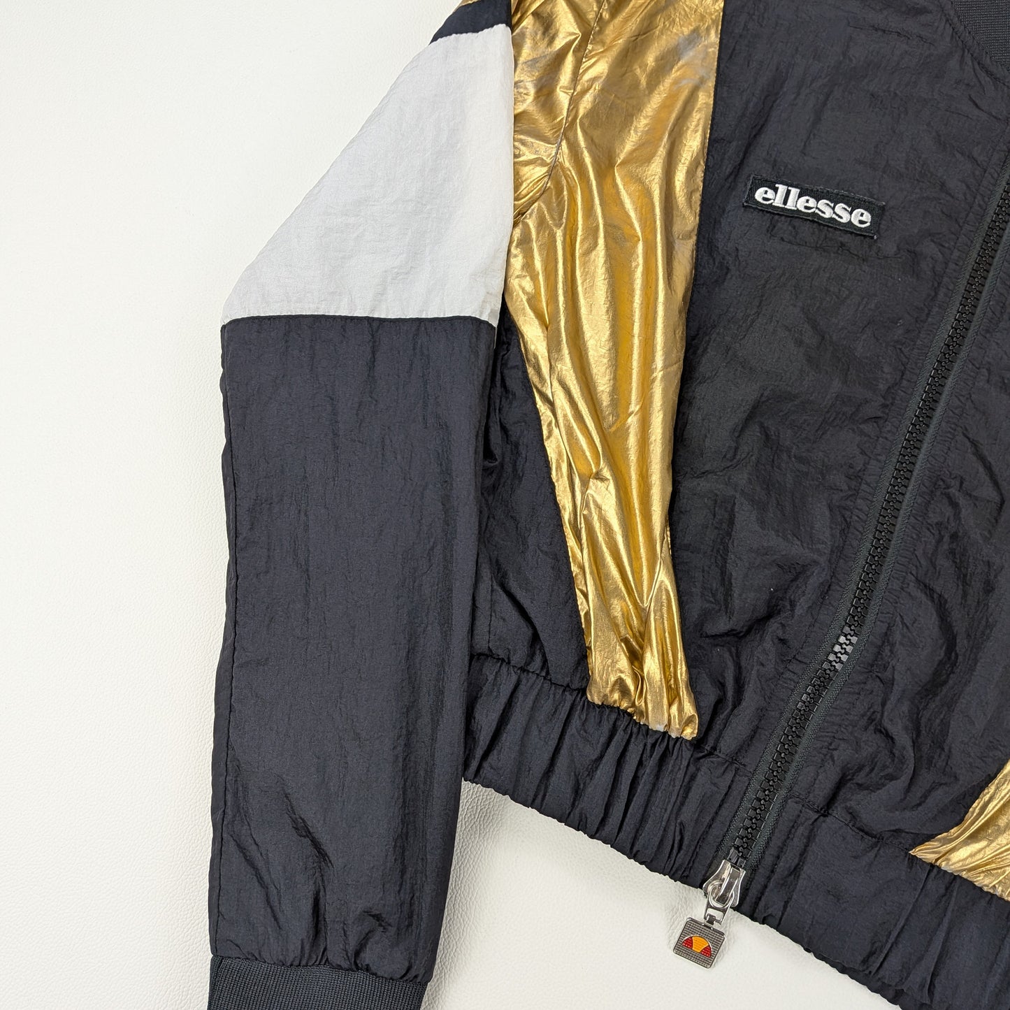 Giacca Ellesse vintage Y2K sporty-glam cropped - XS/S