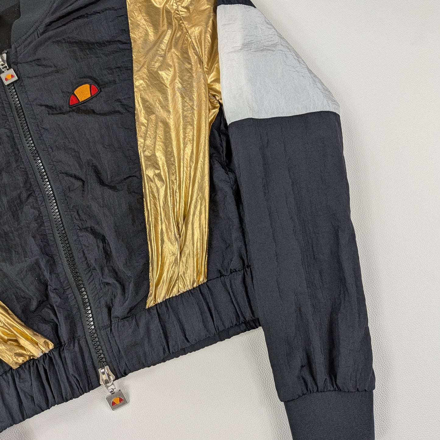 Giacca Ellesse vintage Y2K sporty-glam cropped - XS/S