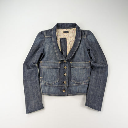 Giacca Kookai vintage denim cropped Y2K - XS/S