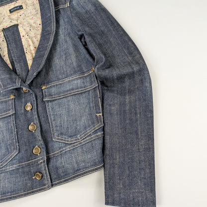 Giacca Kookai vintage denim cropped Y2K - XS/S
