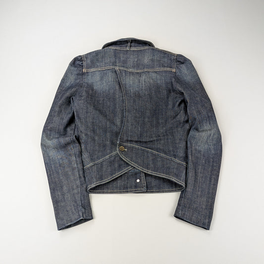 Giacca Kookai vintage denim cropped Y2K - XS/S