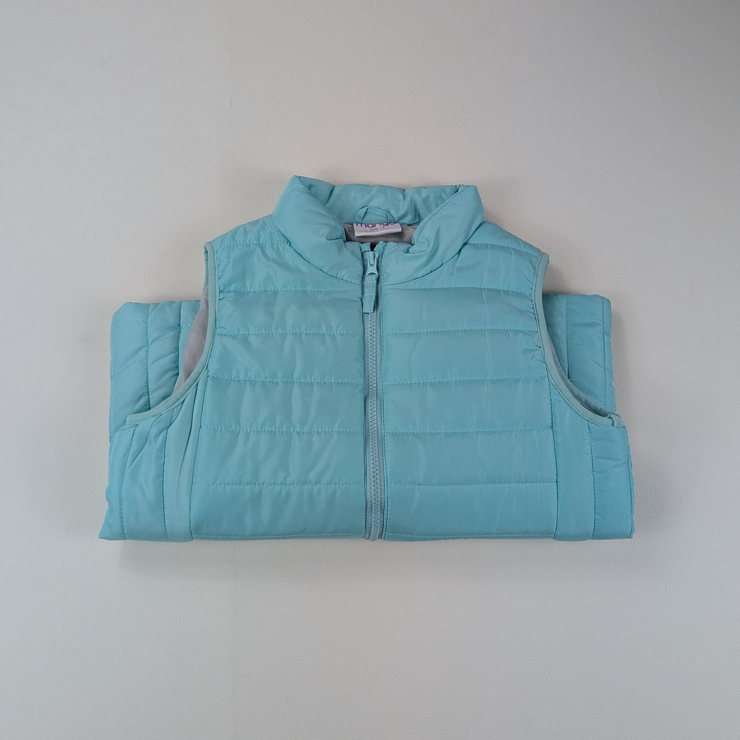 Gilet imbottito Mango azzurro pastello streetwear - XS/S