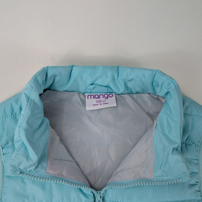 Gilet imbottito Mango azzurro pastello streetwear - XS/S