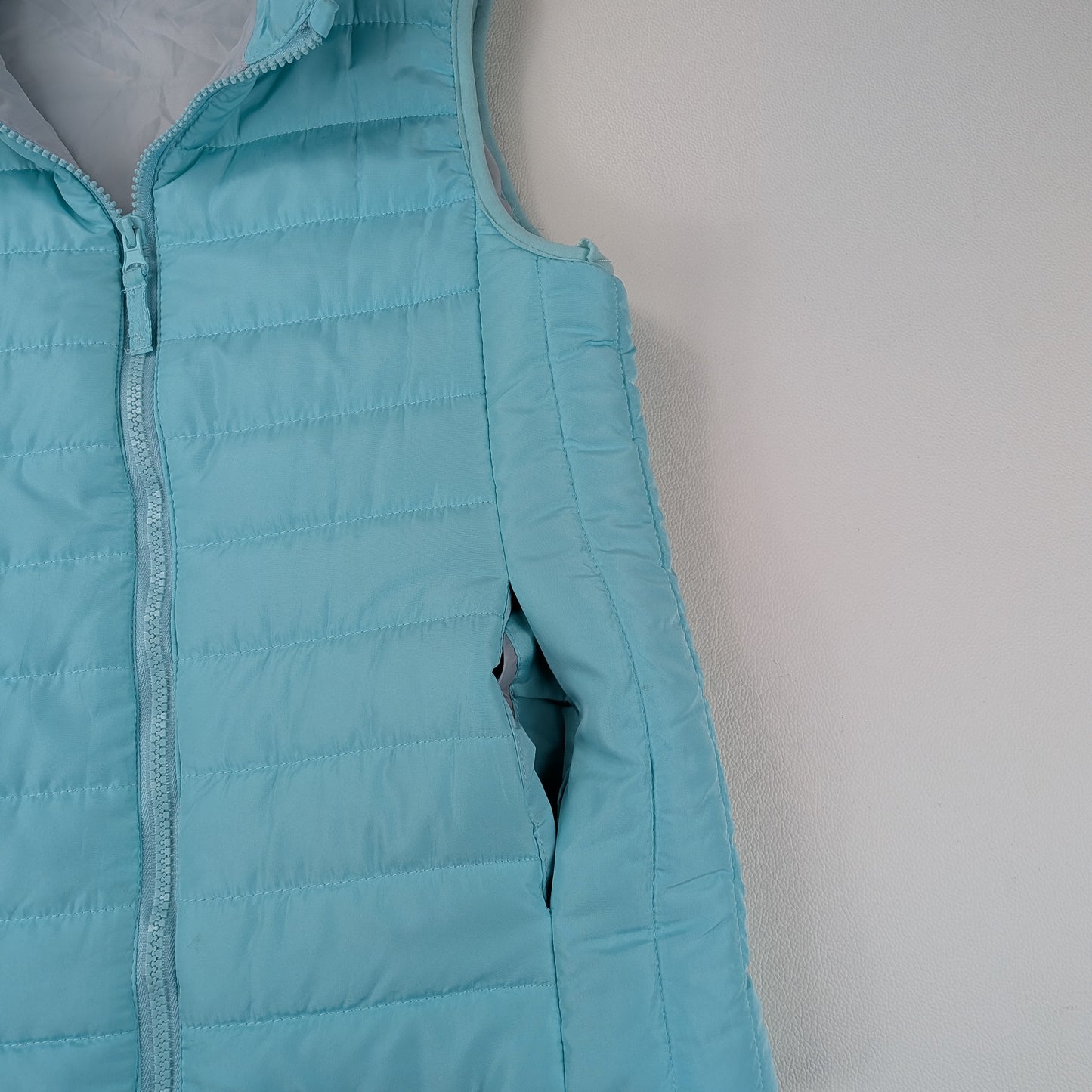 Gilet imbottito Mango azzurro pastello streetwear - XS/S