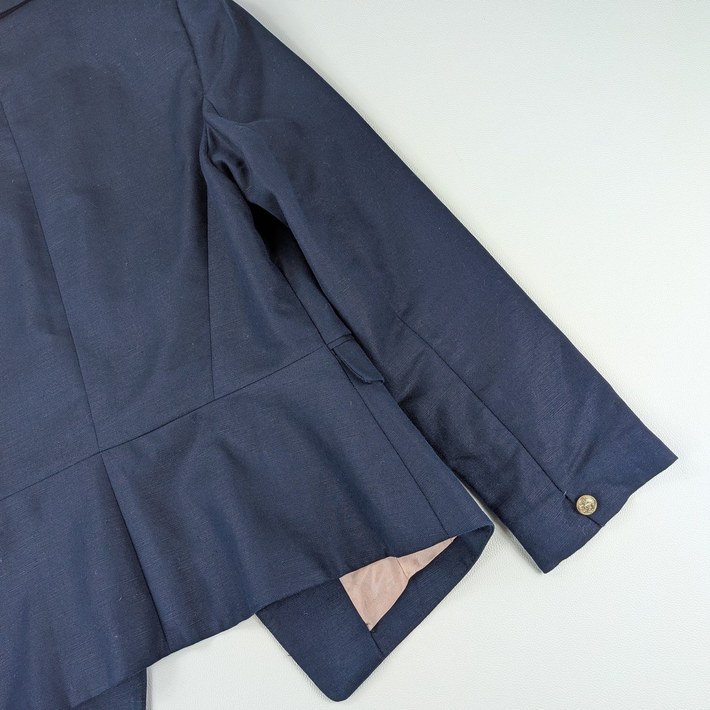 Blazer Mango donna sartoriale cotone lino elegante - S/M