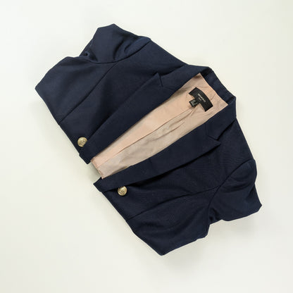 Blazer Mango donna sartoriale cotone lino elegante - S/M