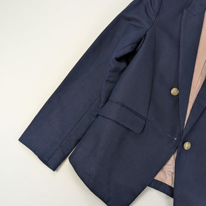 Blazer Mango donna sartoriale cotone lino elegante - S/M
