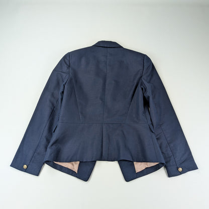 Blazer Mango donna sartoriale cotone lino elegante - S/M