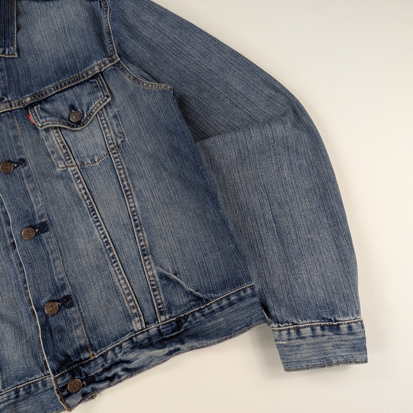 Giacca denim Levi's 70500 vintage 90s classic trucker - L