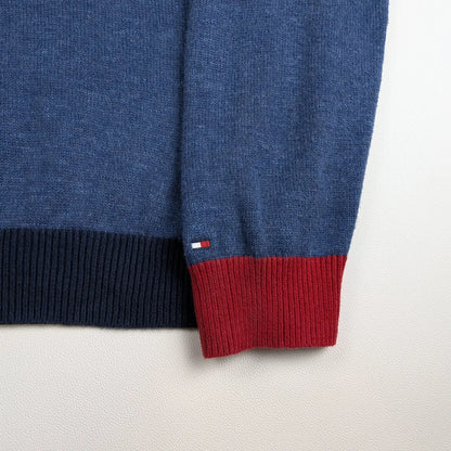 Felpa vintage Tommy Hilfiger maxi logo - XL
