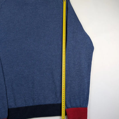Felpa vintage Tommy Hilfiger maxi logo - XL