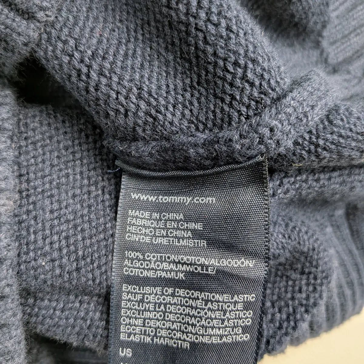 Maglione Tommy Hilfiger girocollo classico elegante - L