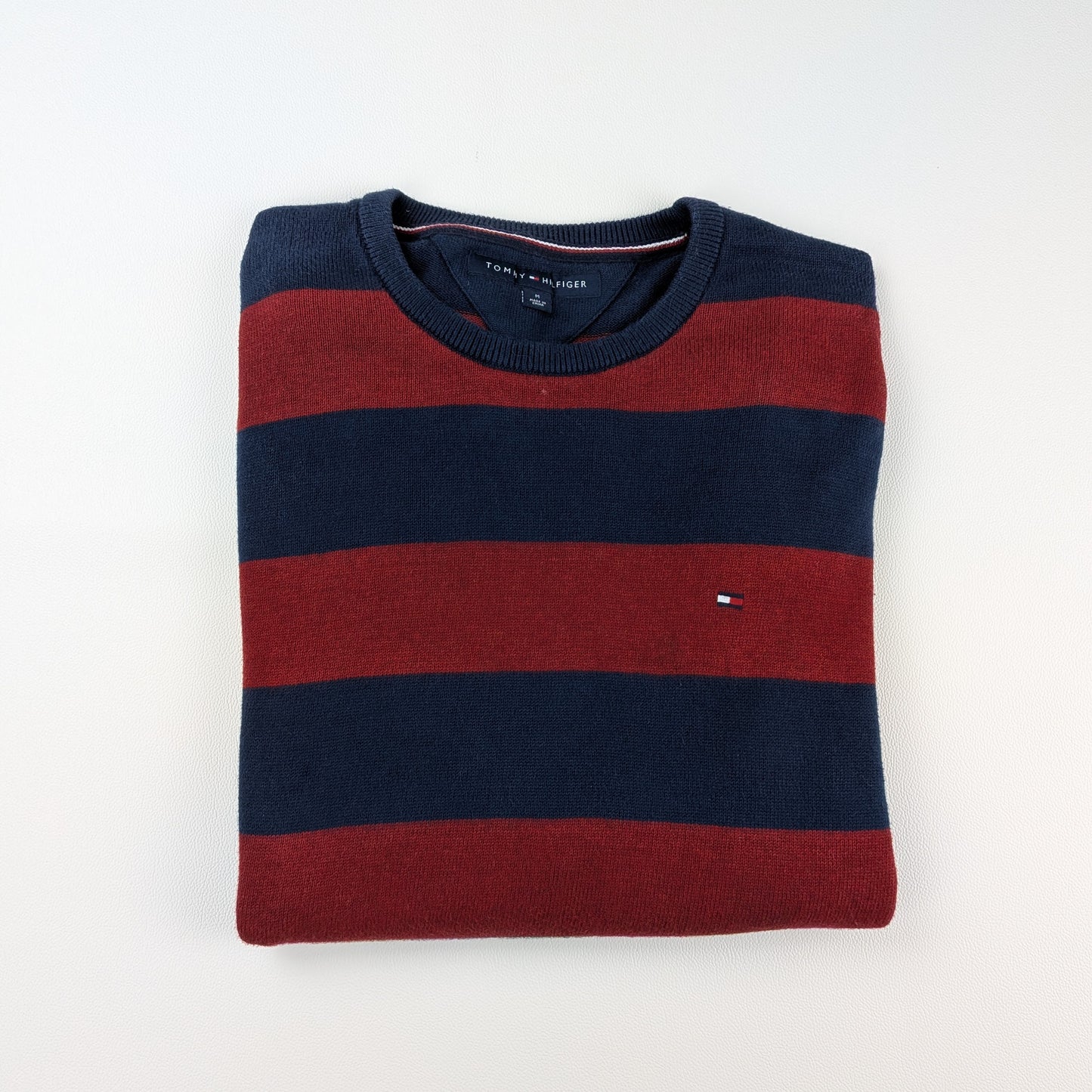 Maglione Tommy Hilfiger vintage a righe preppy anni ’90 - M