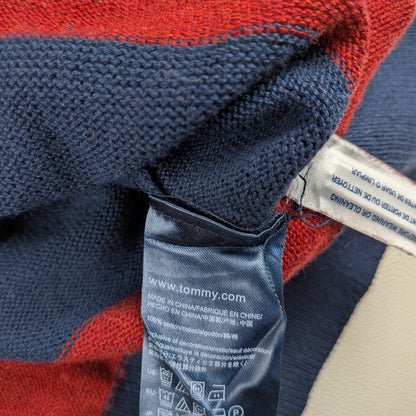 Maglione Tommy Hilfiger vintage a righe preppy anni ’90 - M