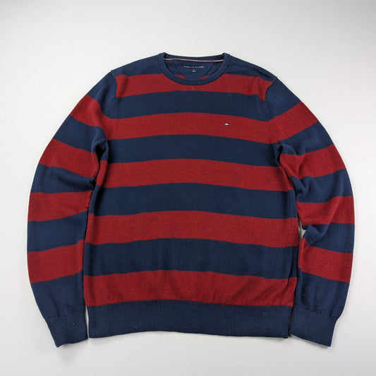 Maglione Tommy Hilfiger vintage a righe preppy anni ’90 - M