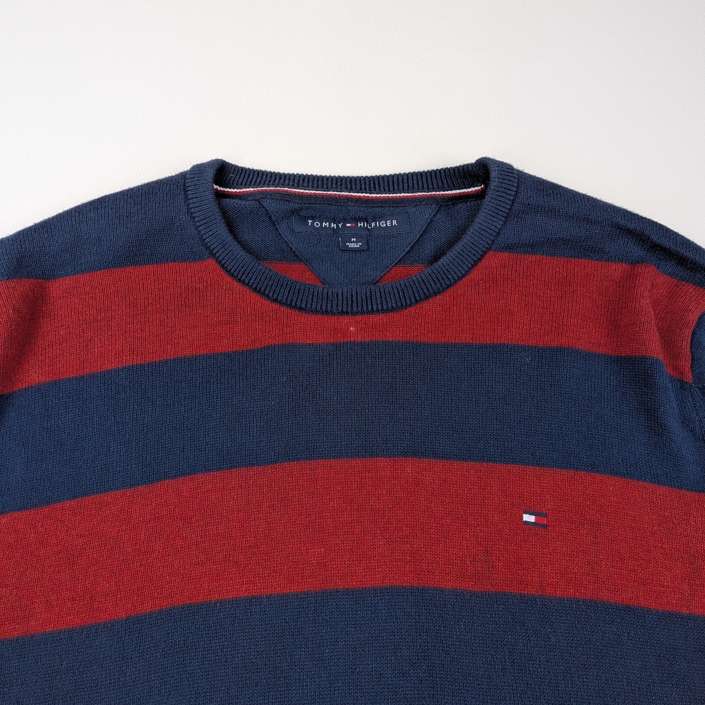 Maglione Tommy Hilfiger vintage a righe preppy anni ’90 - M
