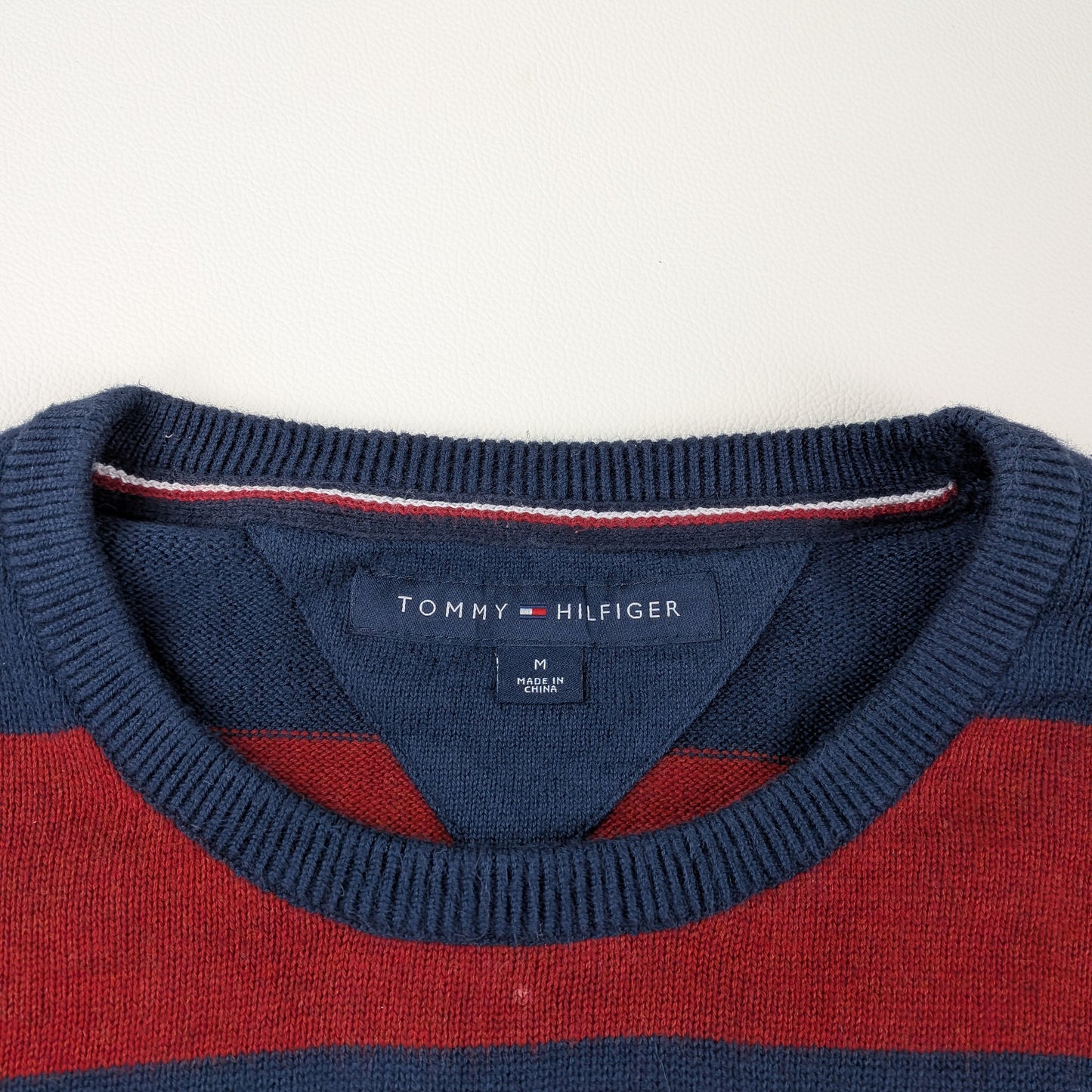 Maglione Tommy Hilfiger vintage a righe preppy anni ’90 - M