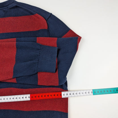 Maglione Tommy Hilfiger vintage a righe preppy anni ’90 - M