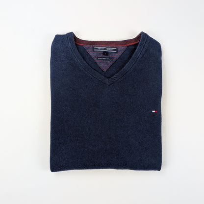 Maglione Tommy Hilfiger vintage cotone pima cashmere - L