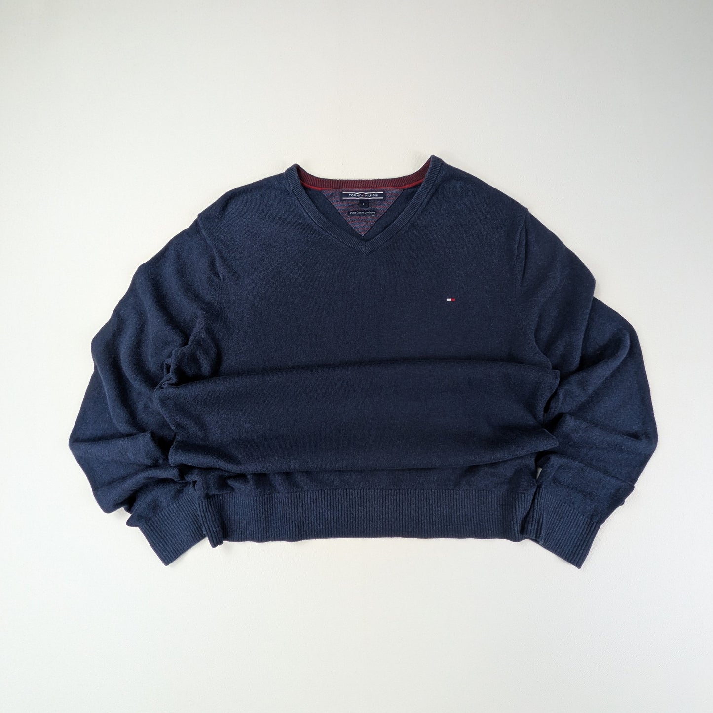 Maglione Tommy Hilfiger vintage cotone pima cashmere - L