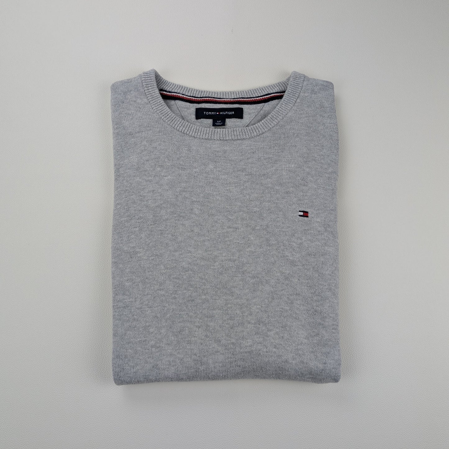 Felpa Tommy Hilfiger girocollo preppy old money - S
