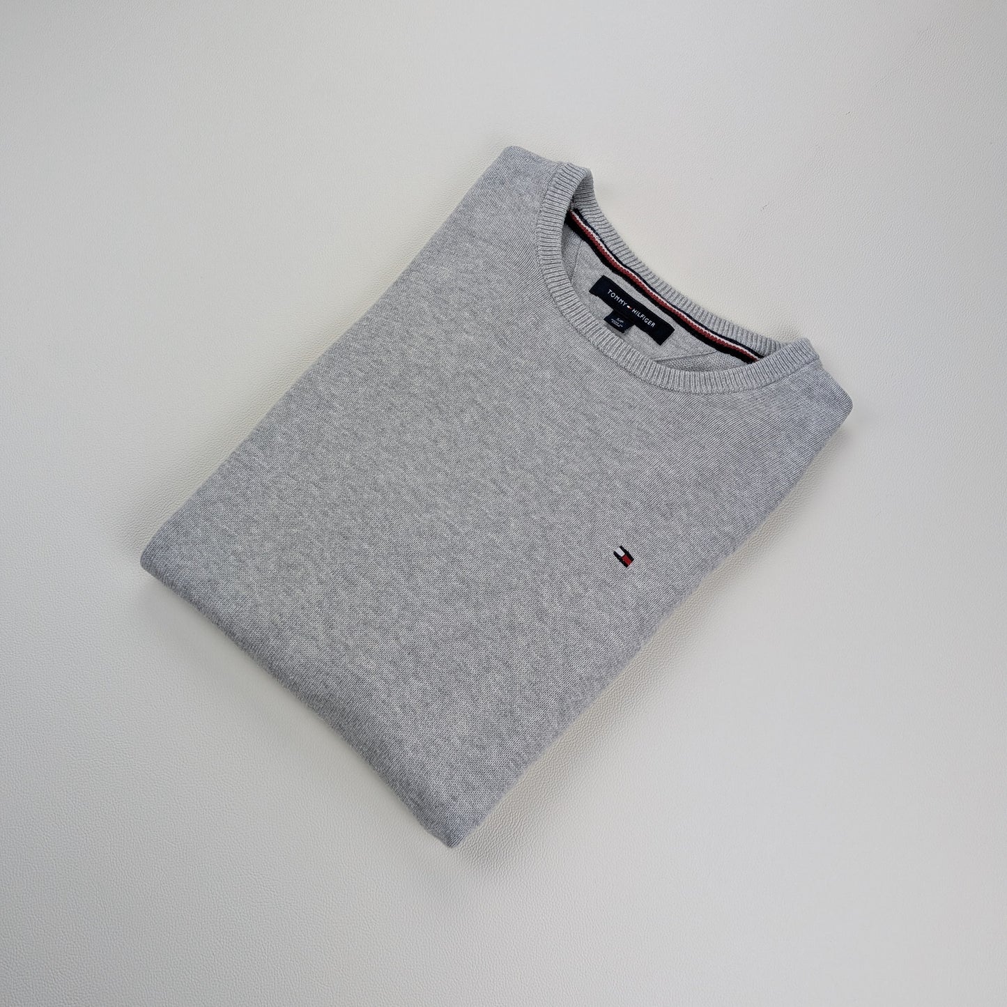Felpa Tommy Hilfiger girocollo preppy old money - S