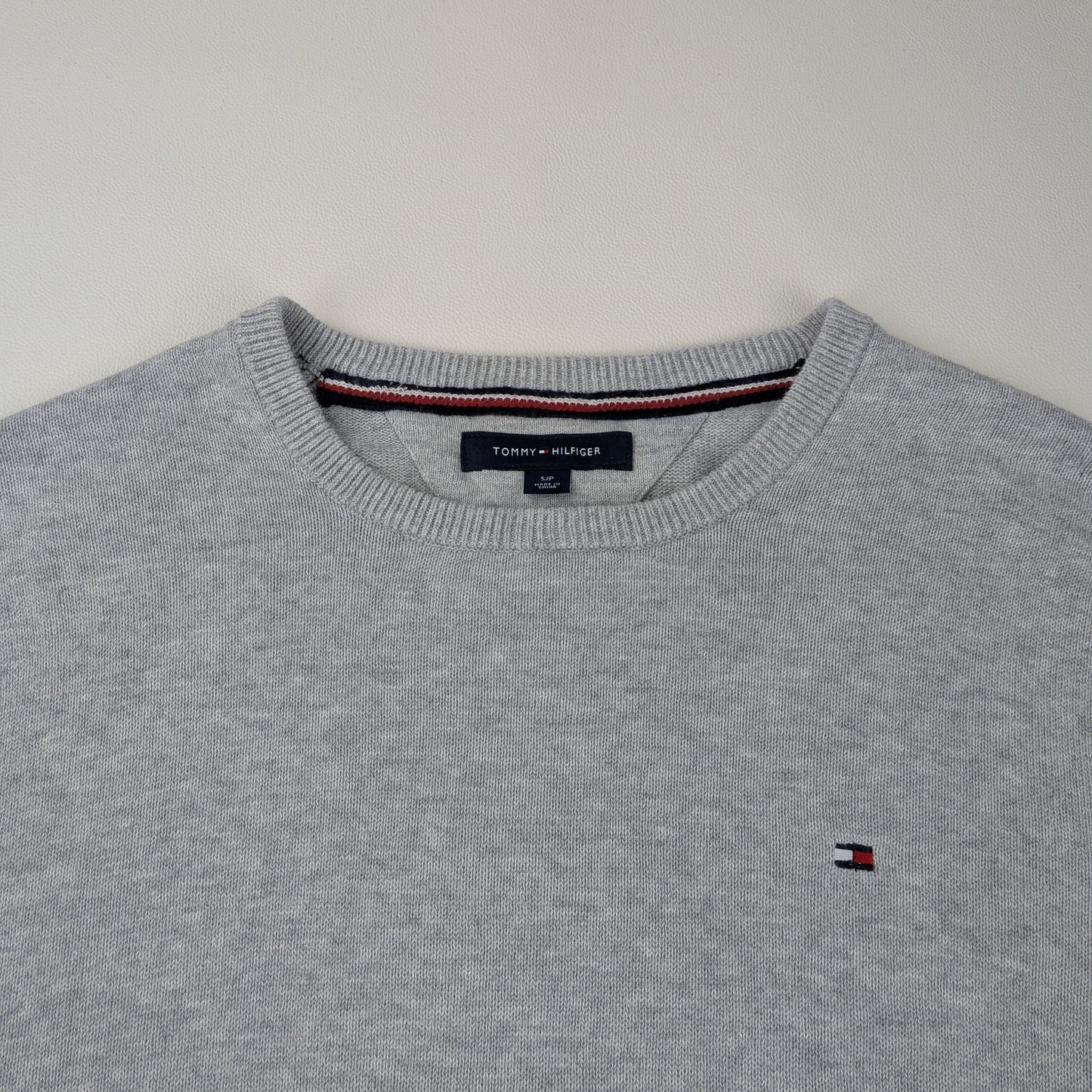 Felpa Tommy Hilfiger girocollo preppy old money - S
