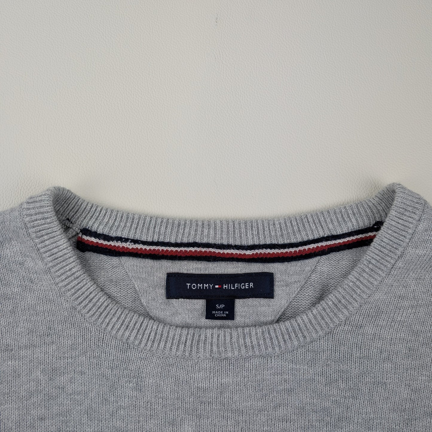 Felpa Tommy Hilfiger girocollo preppy old money - S
