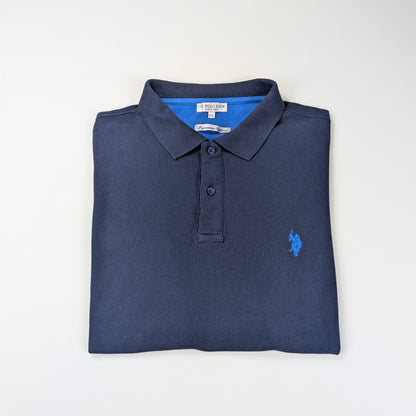 Polo vintage U.S. Polo Assn cotone premium piqué - L/XL