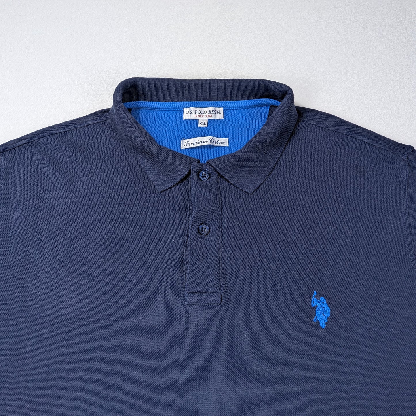 Polo vintage U.S. Polo Assn cotone premium piqué - L/XL