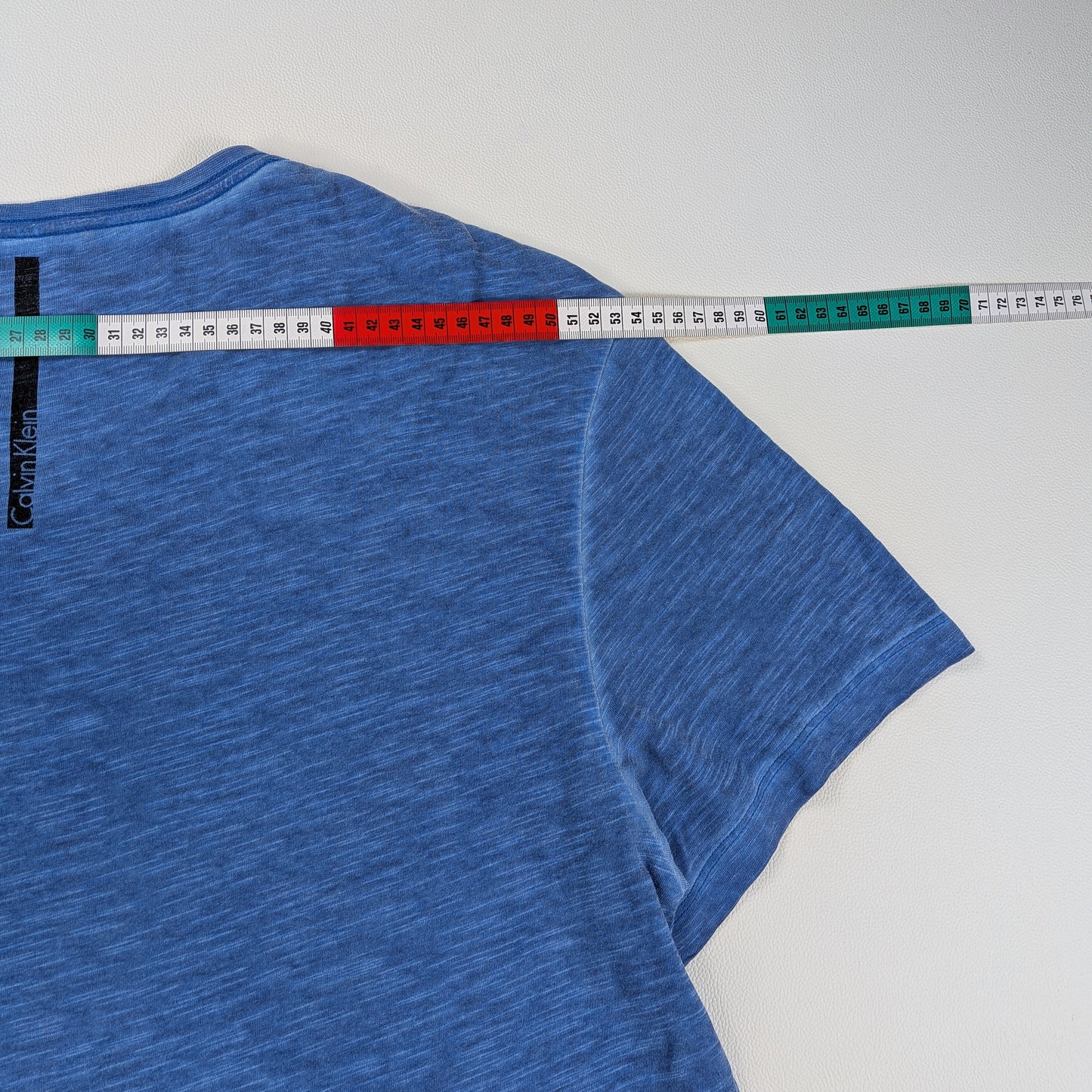 T-shirt Calvin Klein effetto fiammato sfumato - XL