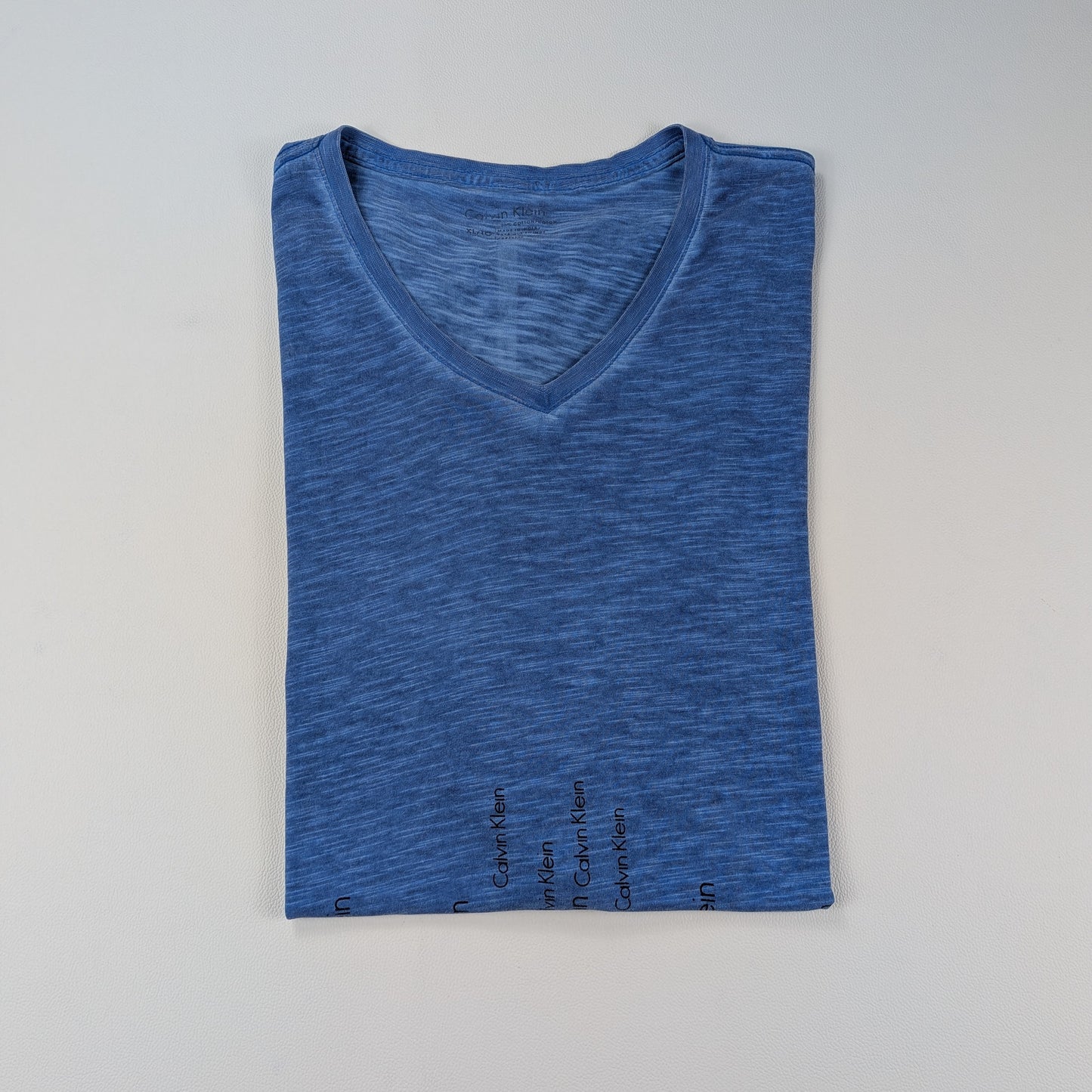 T-shirt Calvin Klein effetto fiammato sfumato - XL