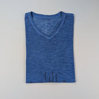 T-shirt Calvin Klein effetto fiammato sfumato - XL