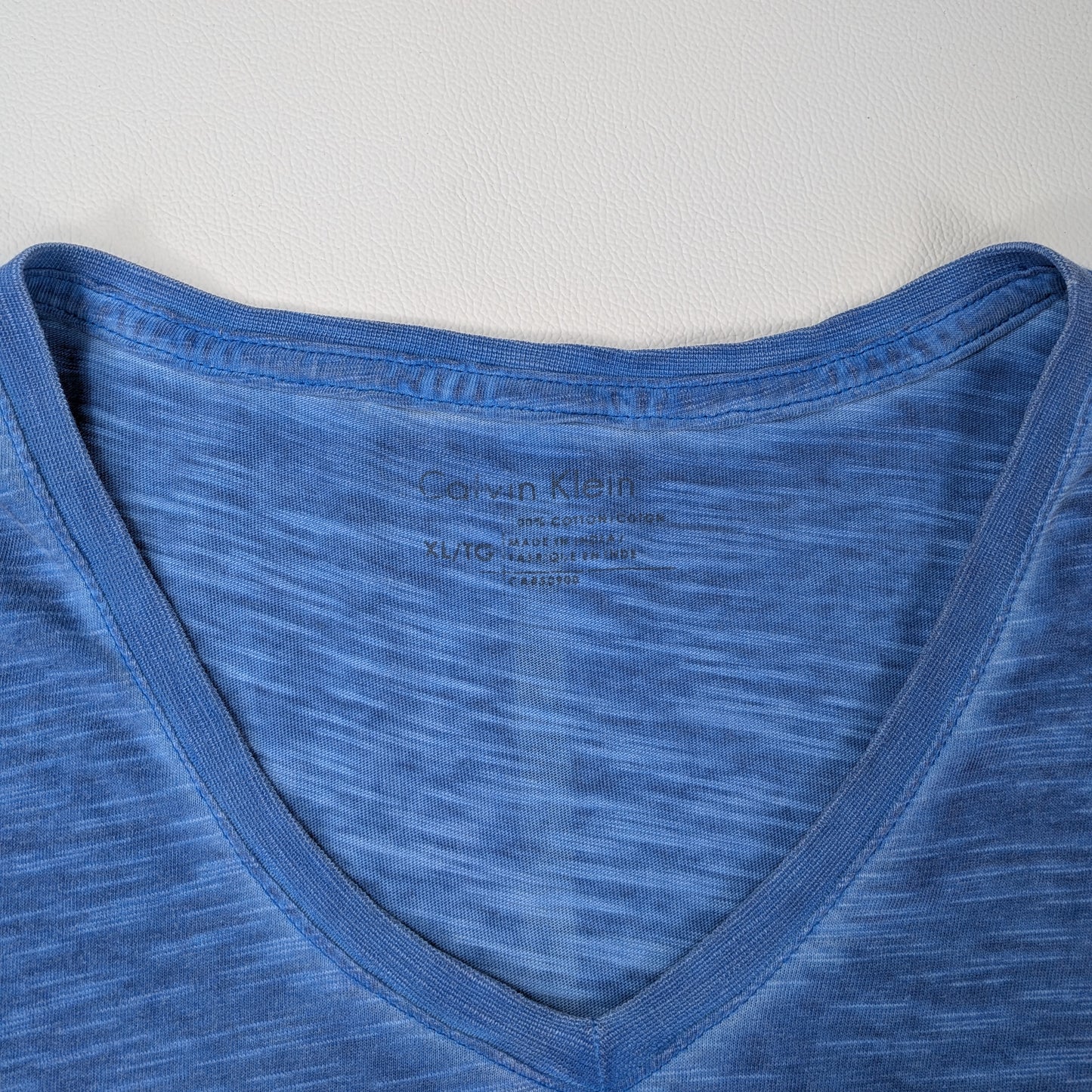 T-shirt Calvin Klein effetto fiammato sfumato - XL