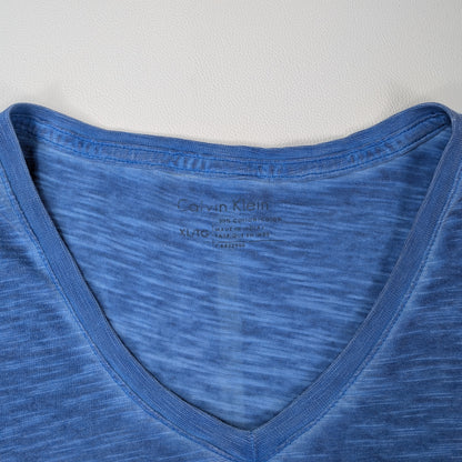 T-shirt Calvin Klein effetto fiammato sfumato - XL