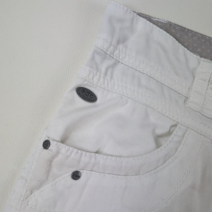 Bermuda EDC denim bianco con linguette laterali - 36/XS-S